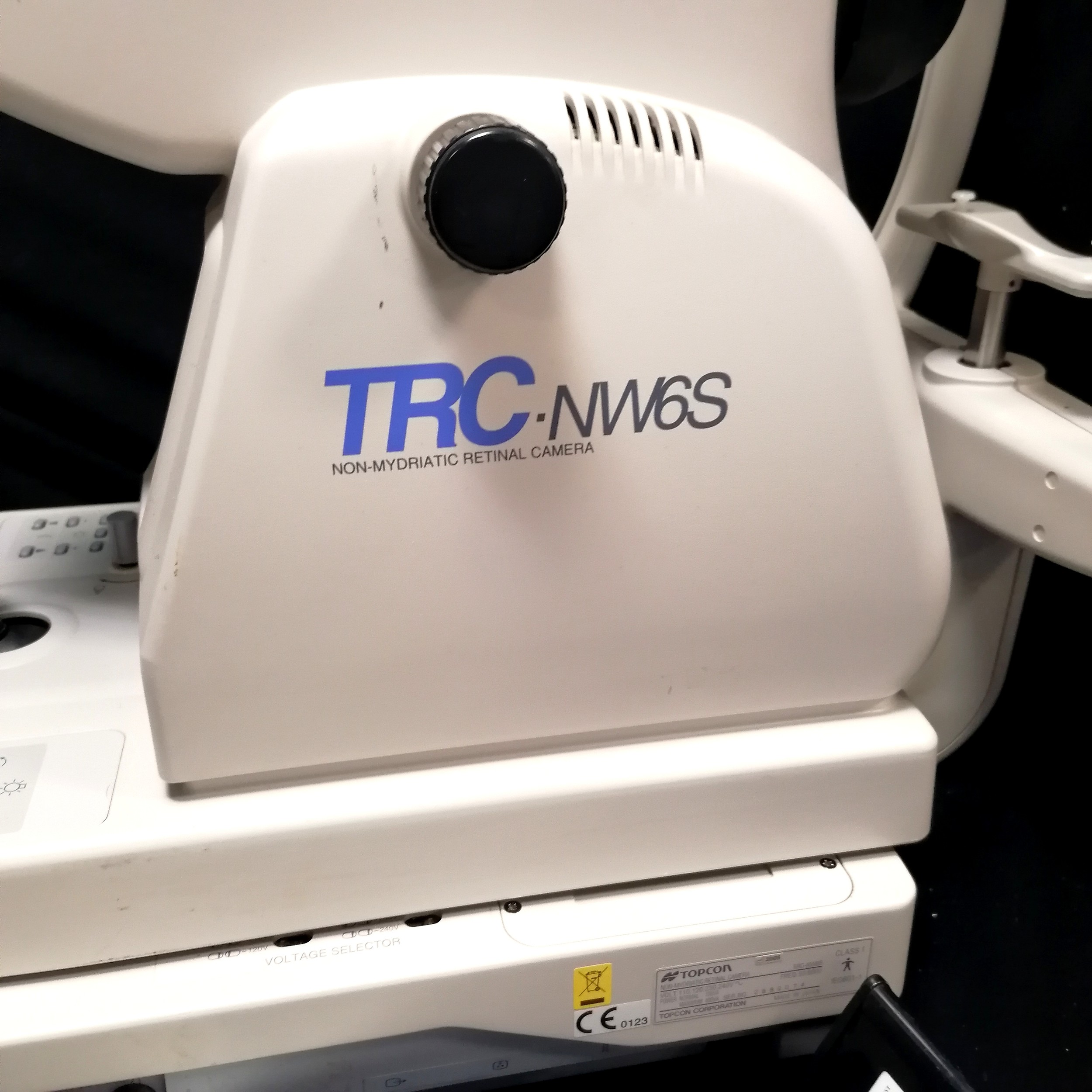 Topcon TRC.NW6S opticians non-mydriatic retinal camera t/w Mallett-Hamblin 657/26 eye testing - Image 3 of 5