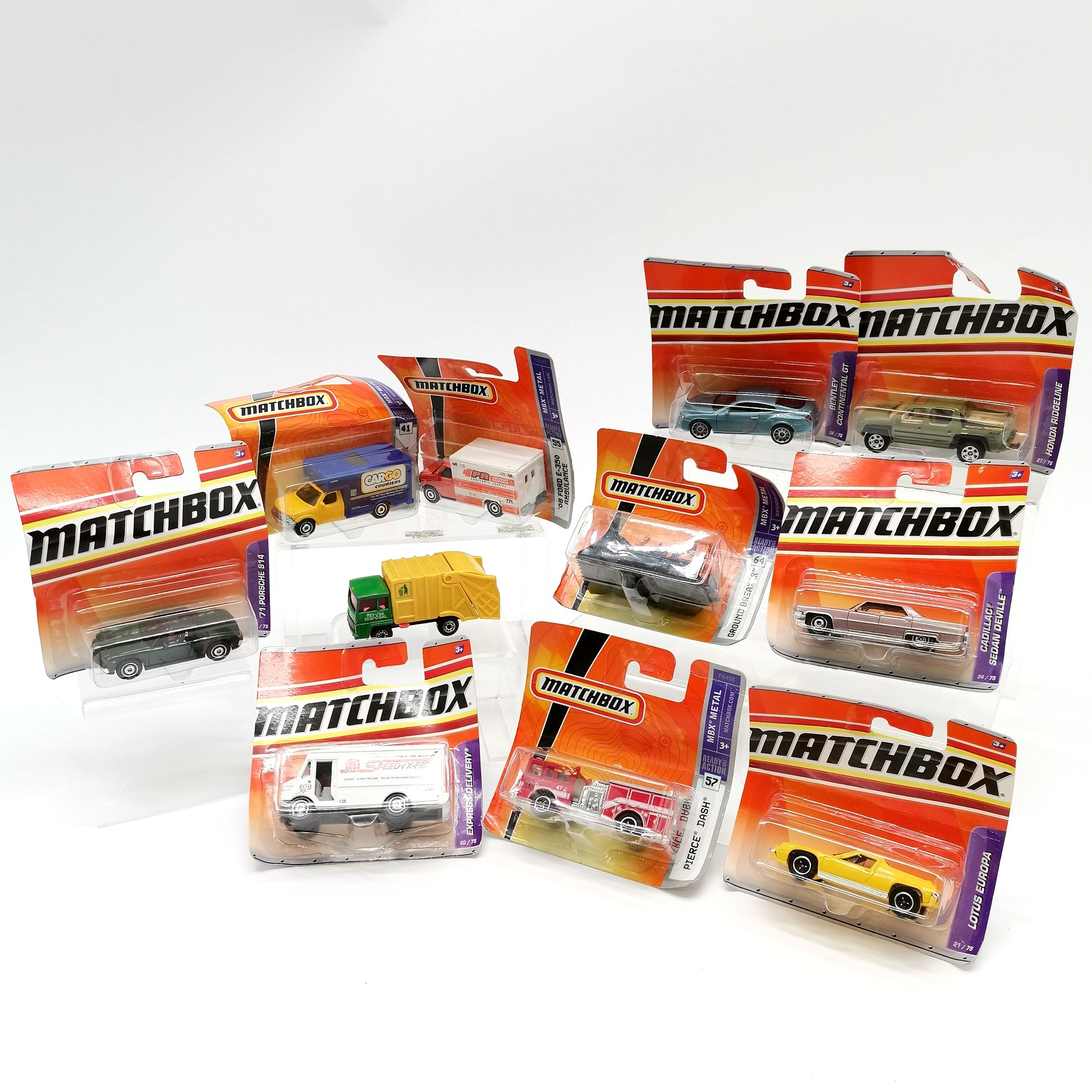 Collection of toy cars inc 10 boxed sealed Matchbox toys inc Bentley Continental GT, Lotus Europa, - Image 2 of 3