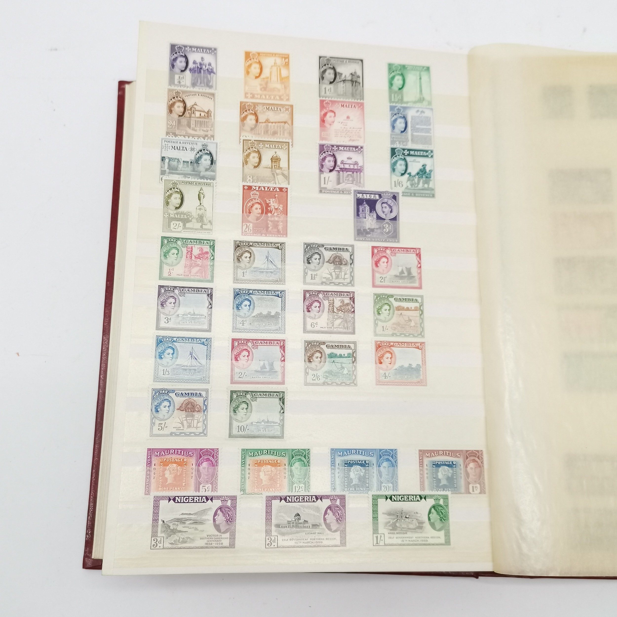 Commonwealth mostly M/M (MH) useful stamp collection in red stockbook inc KGVI & early QEII sets inc - Image 17 of 34