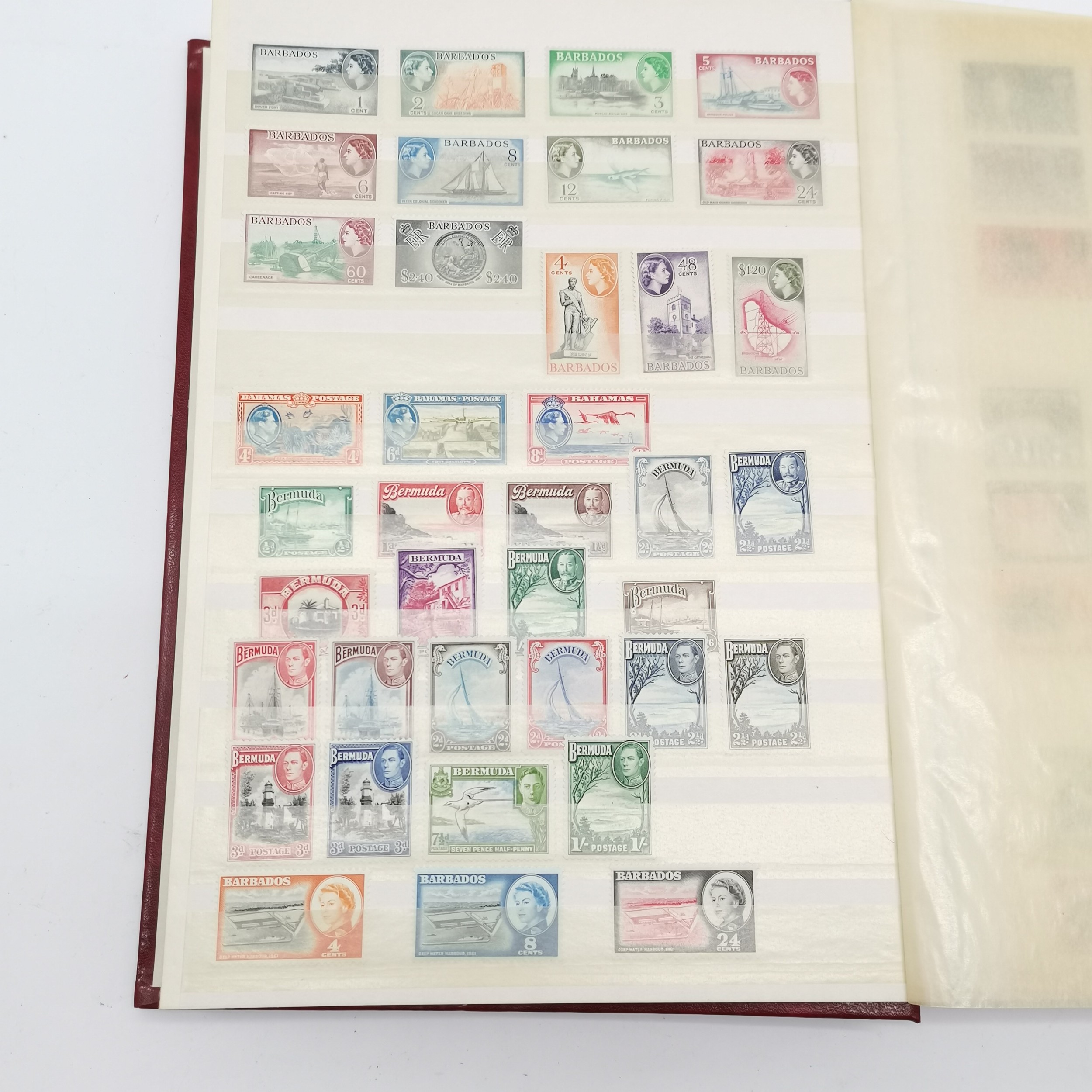 Commonwealth mostly M/M (MH) useful stamp collection in red stockbook inc KGVI & early QEII sets inc - Image 31 of 34