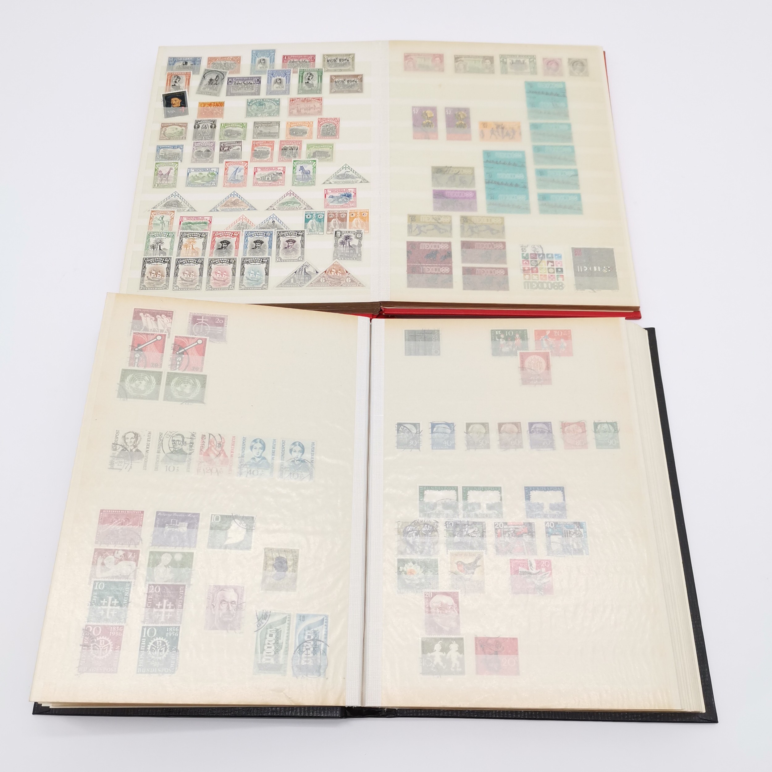 6 x stamp stockbooks + 2 albums with world collection with predominantly more GB & Germany - Image 6 of 19