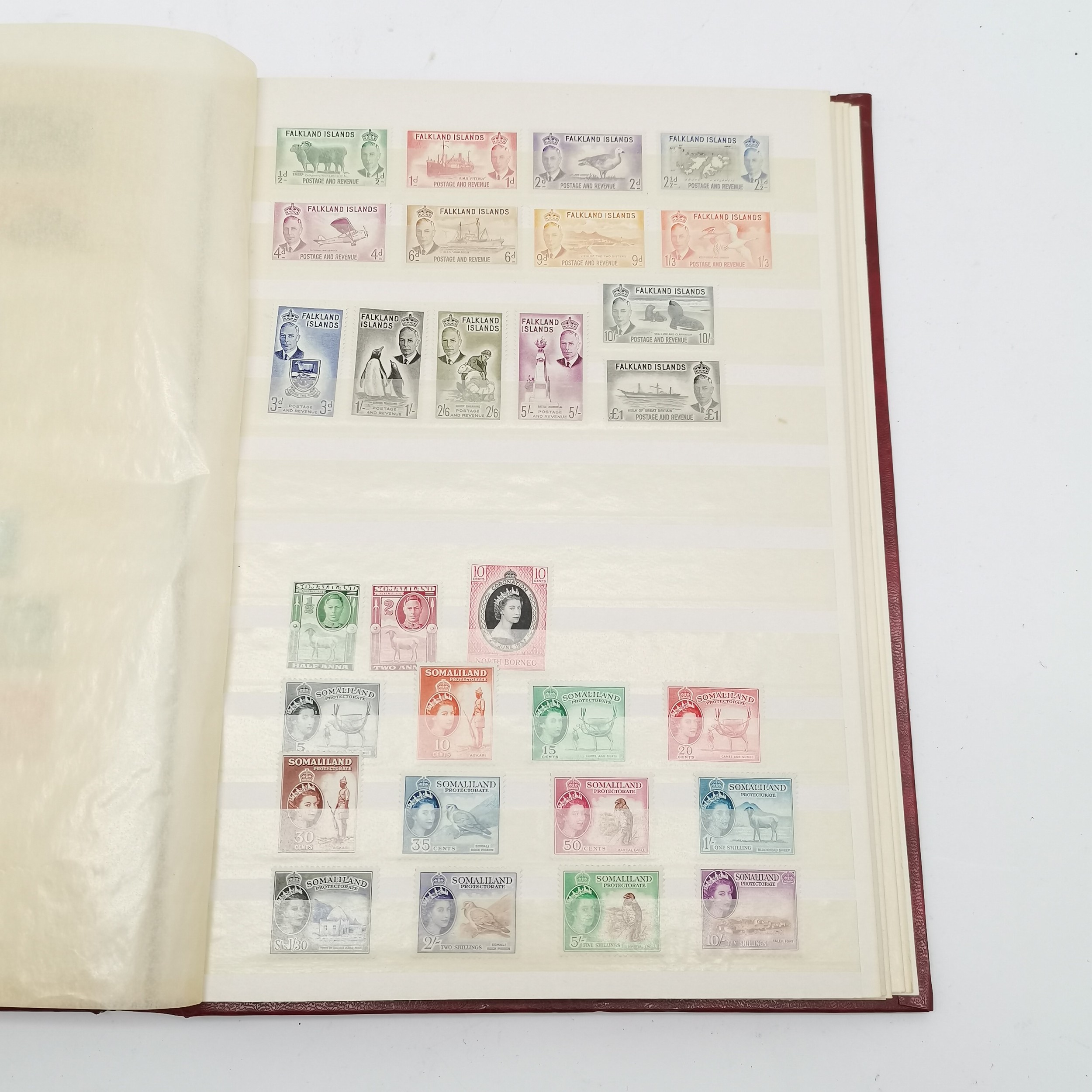 Commonwealth mostly M/M (MH) useful stamp collection in red stockbook inc KGVI & early QEII sets inc - Image 10 of 34