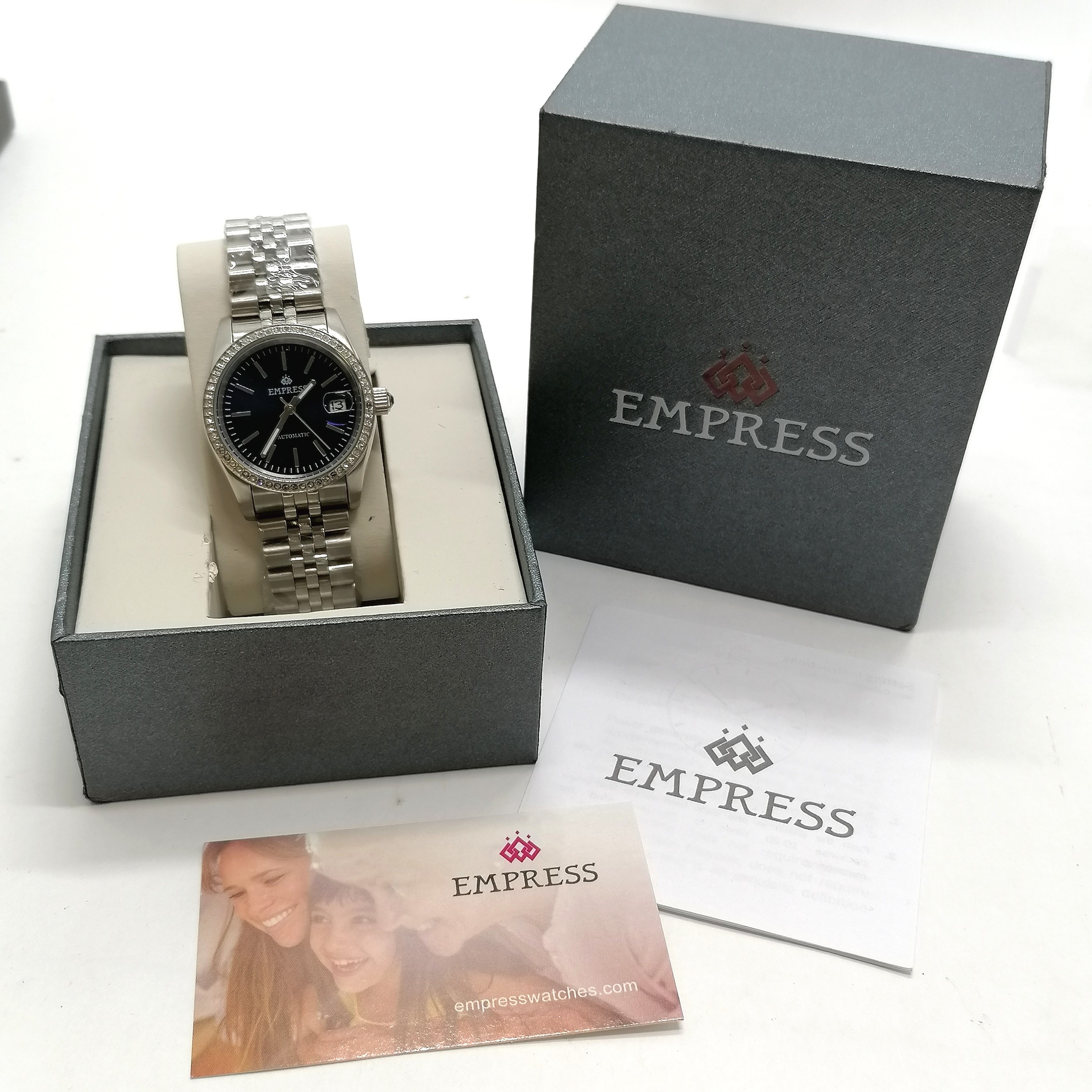 Empress automatic wristwatch (34mm case) in box / outer box with card ~ in unworn condition and - Bild 2 aus 3
