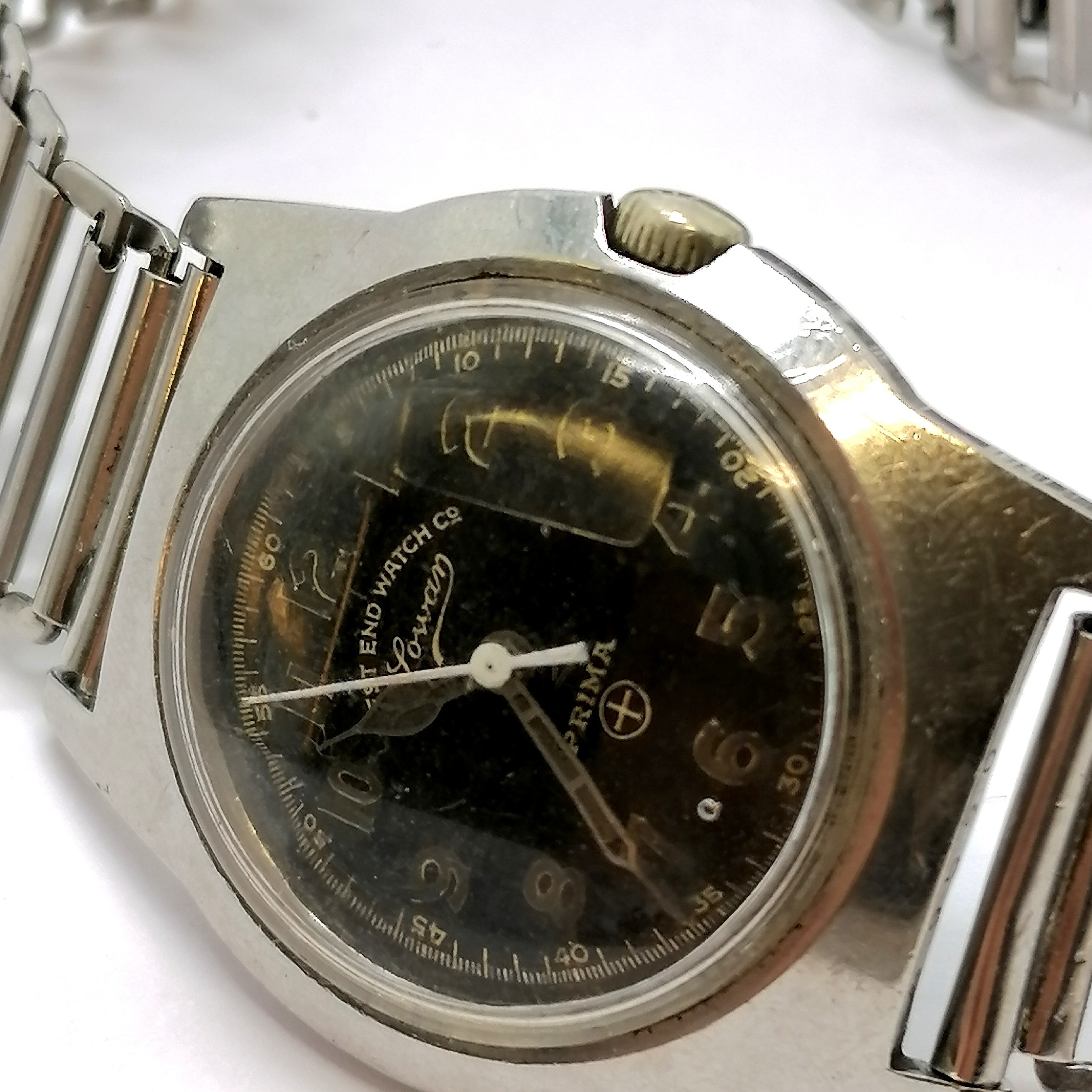 British military marked West end watch company Sowan stainless steel wristwatch (34mm case) - has - Image 4 of 5