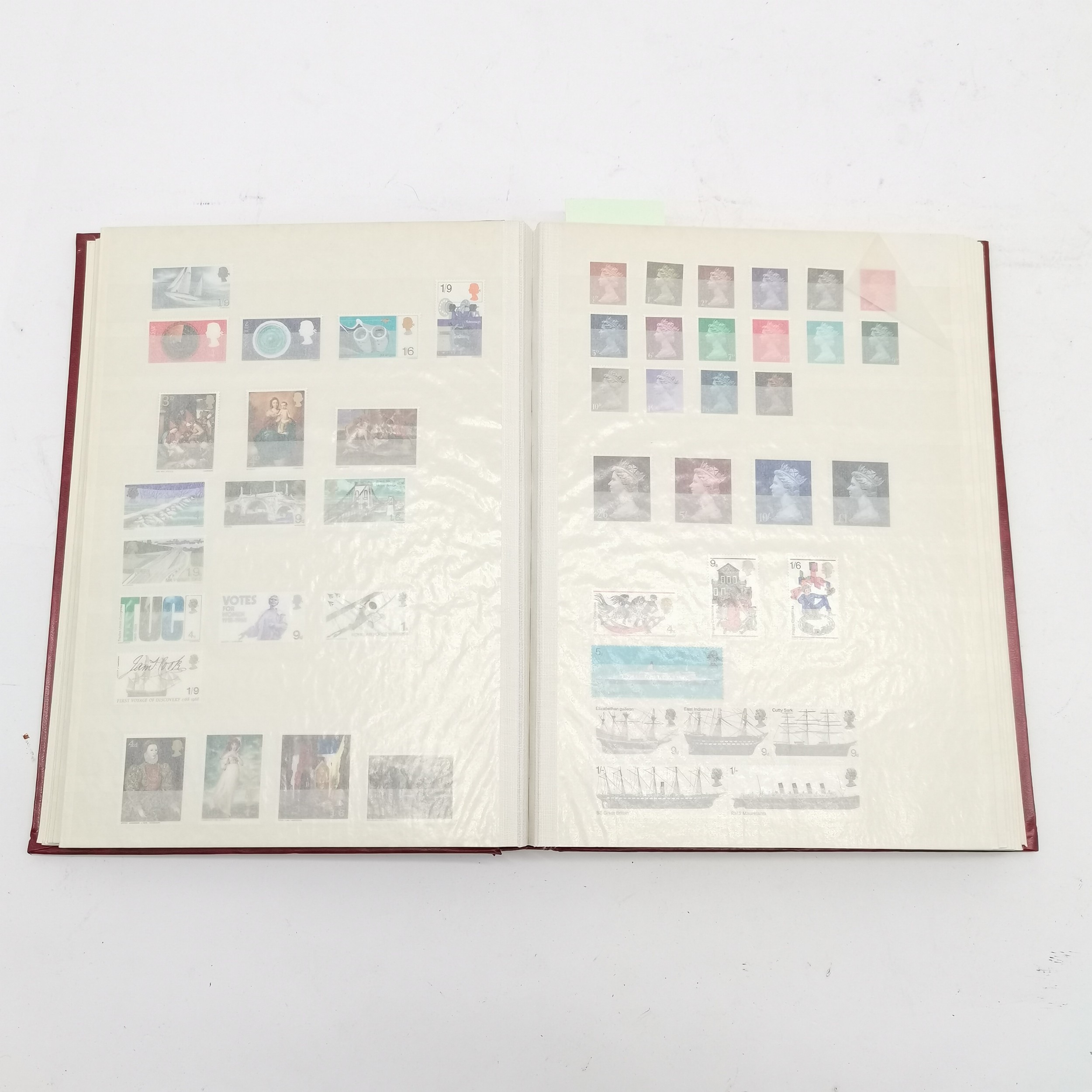 GB mint stamp collection in red King stockbook with sets up to 1981 inc castles etc - Image 10 of 16