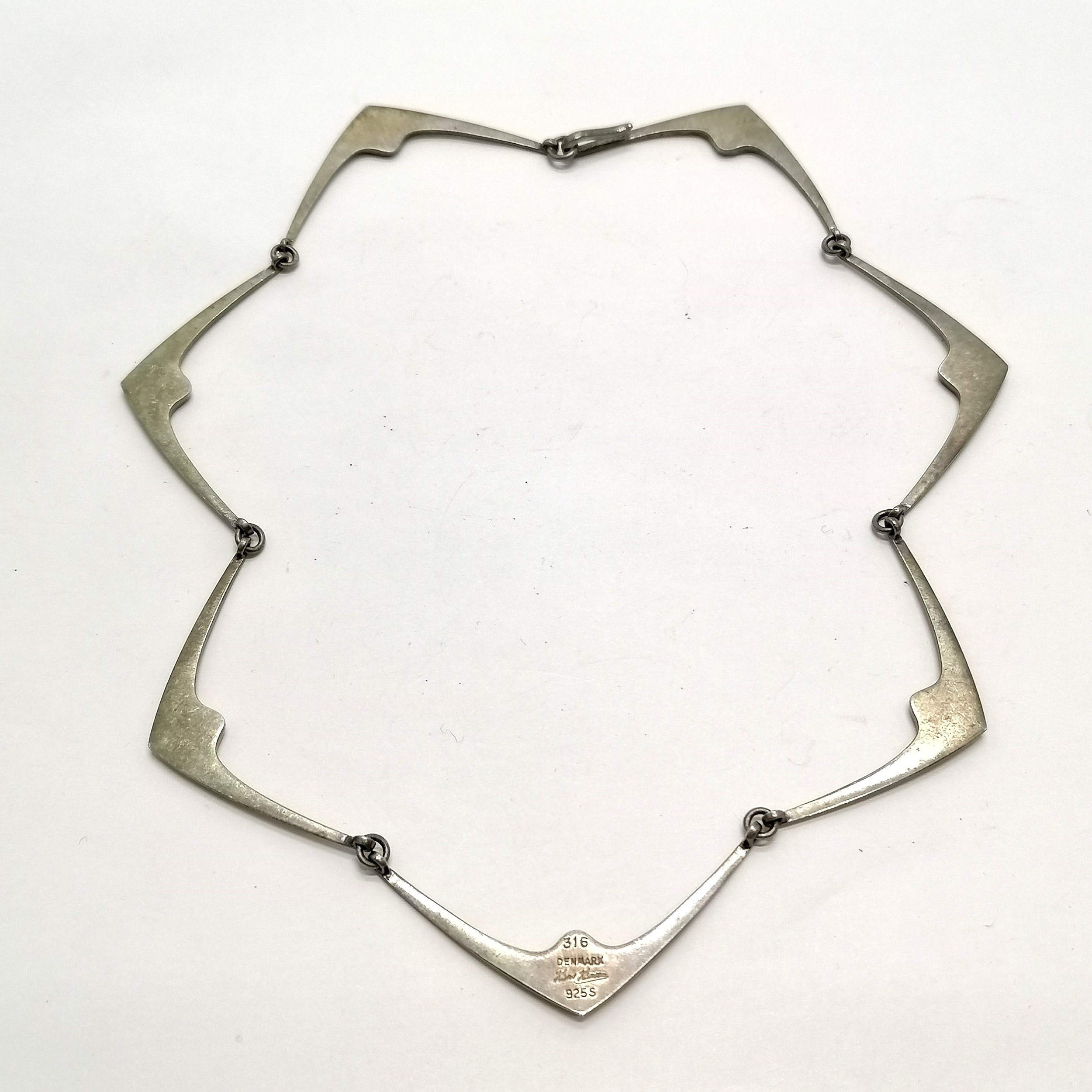 Hans Hansen #316 Danish silver necklace - 26g - Image 2 of 3