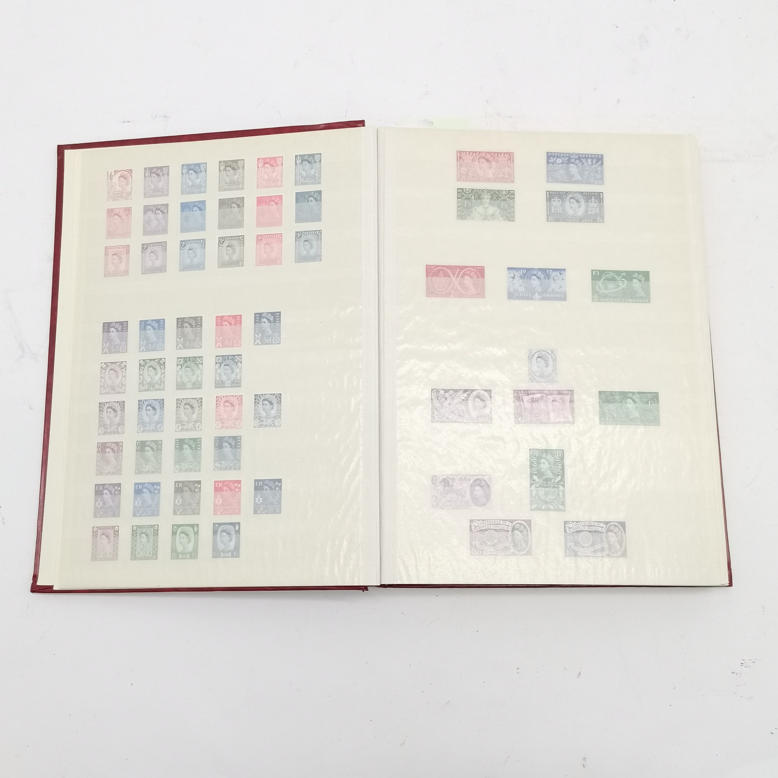 GB mint stamp collection in red King stockbook with sets up to 1981 inc castles etc - Image 14 of 16