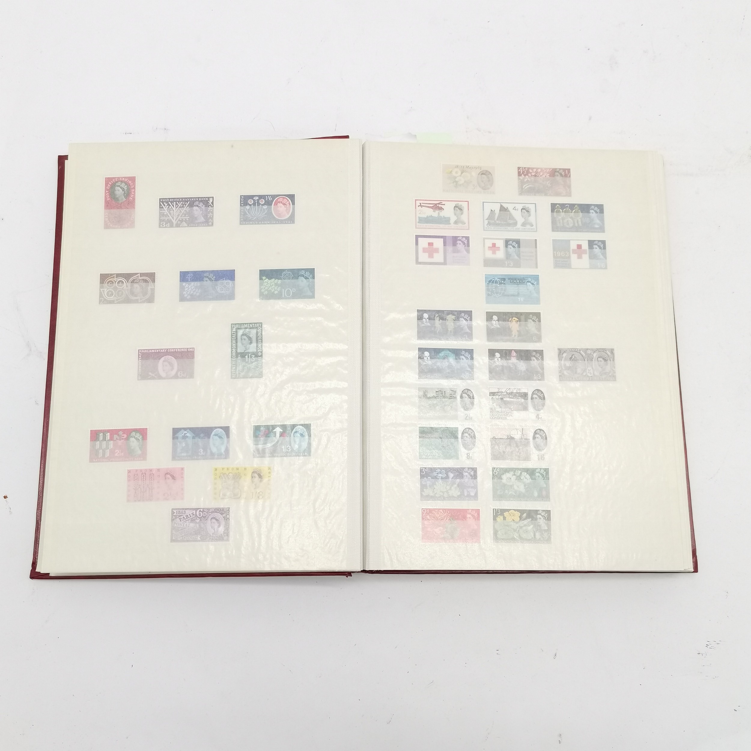 GB mint stamp collection in red King stockbook with sets up to 1981 inc castles etc - Image 13 of 16