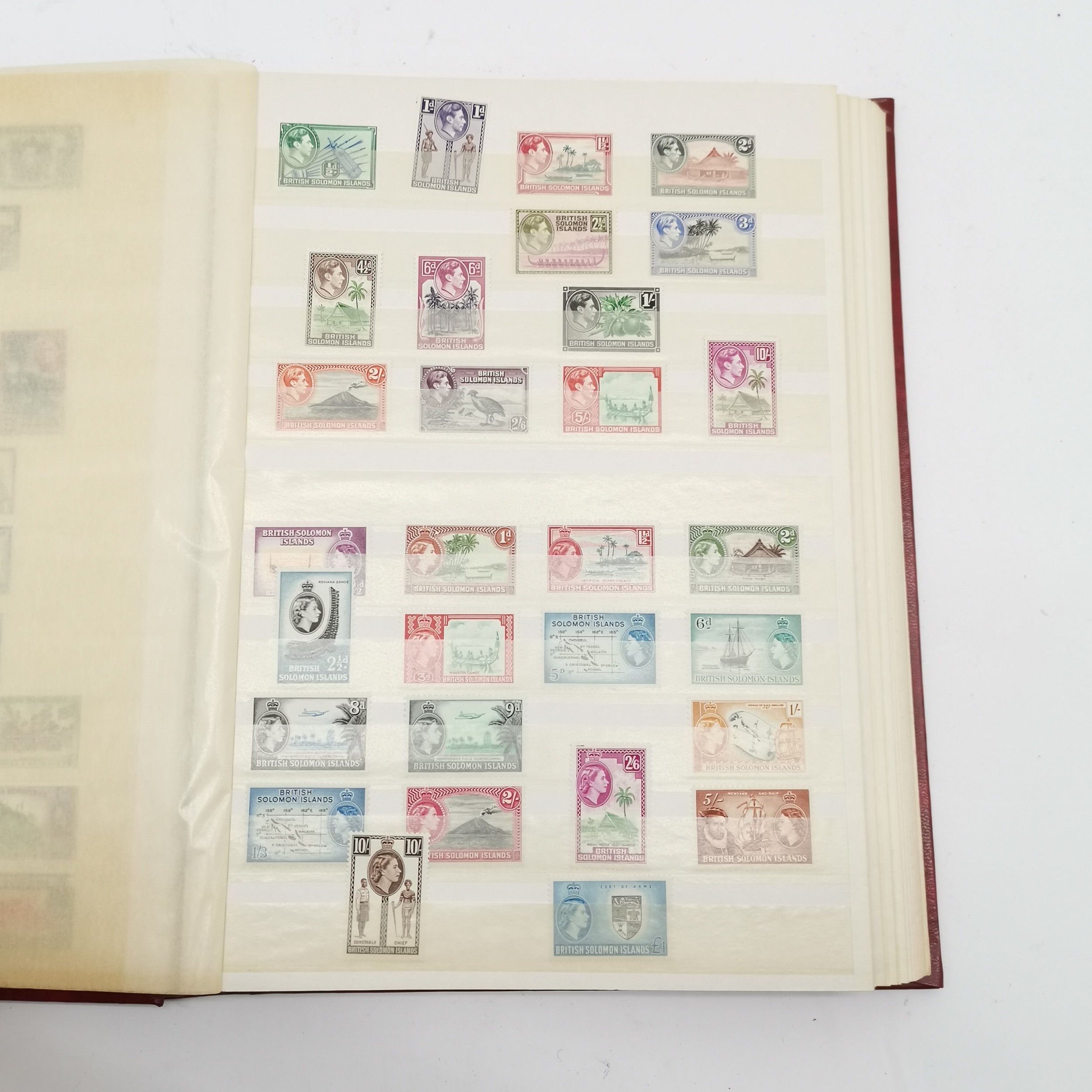 Commonwealth mostly M/M (MH) useful stamp collection in red stockbook inc KGVI & early QEII sets inc - Image 28 of 34