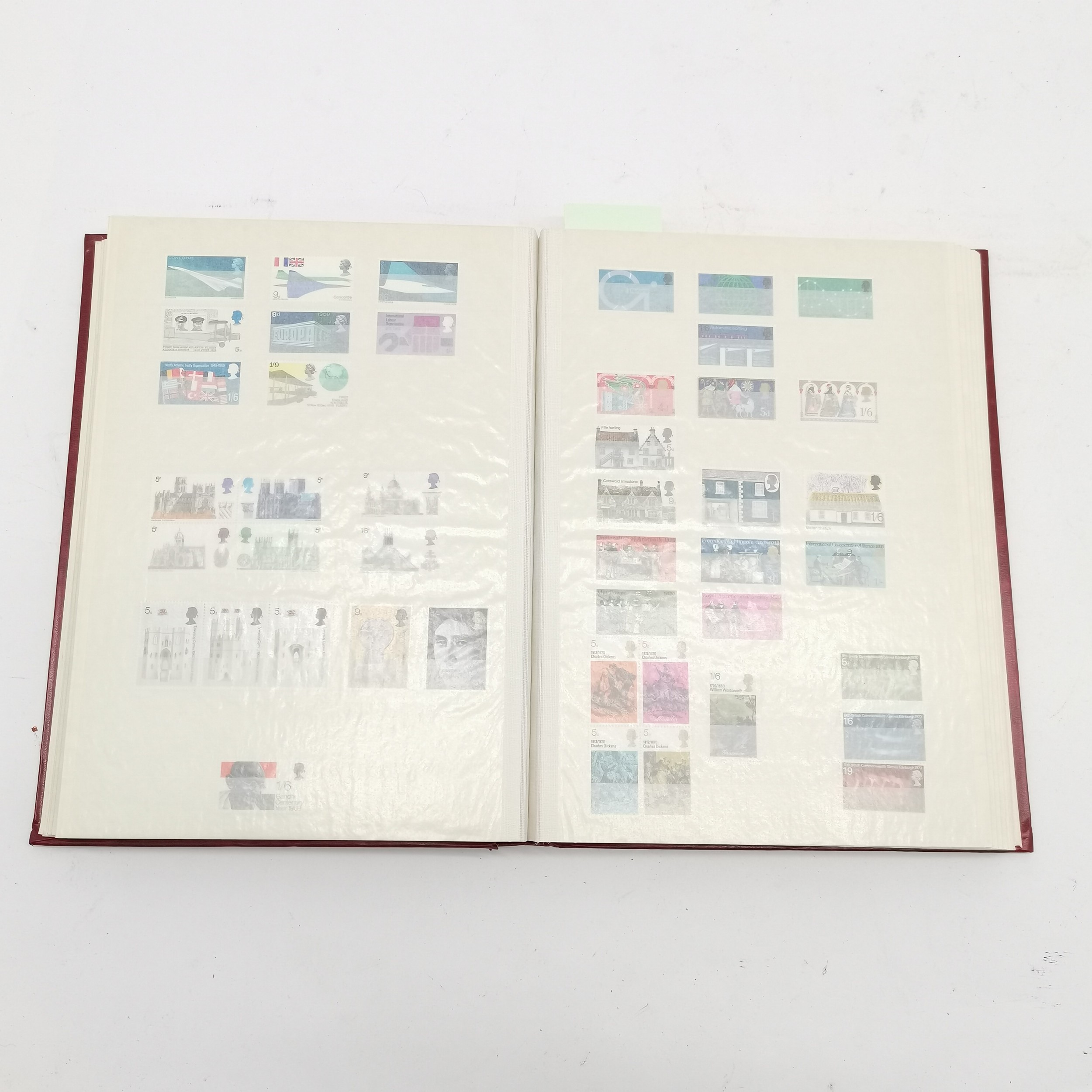 GB mint stamp collection in red King stockbook with sets up to 1981 inc castles etc - Image 9 of 16