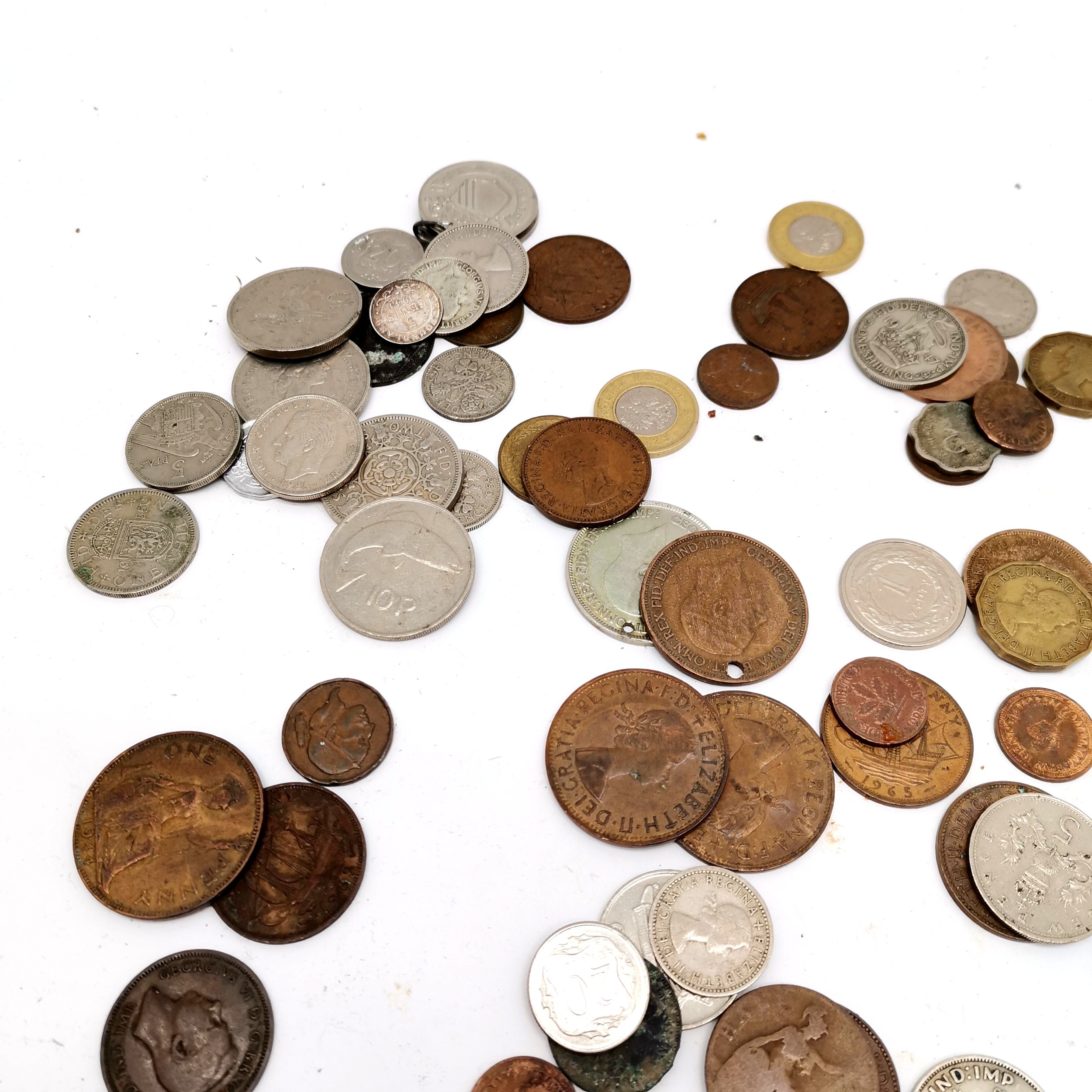 Qty of coins (mostly GB), banknotes etc - Image 3 of 6