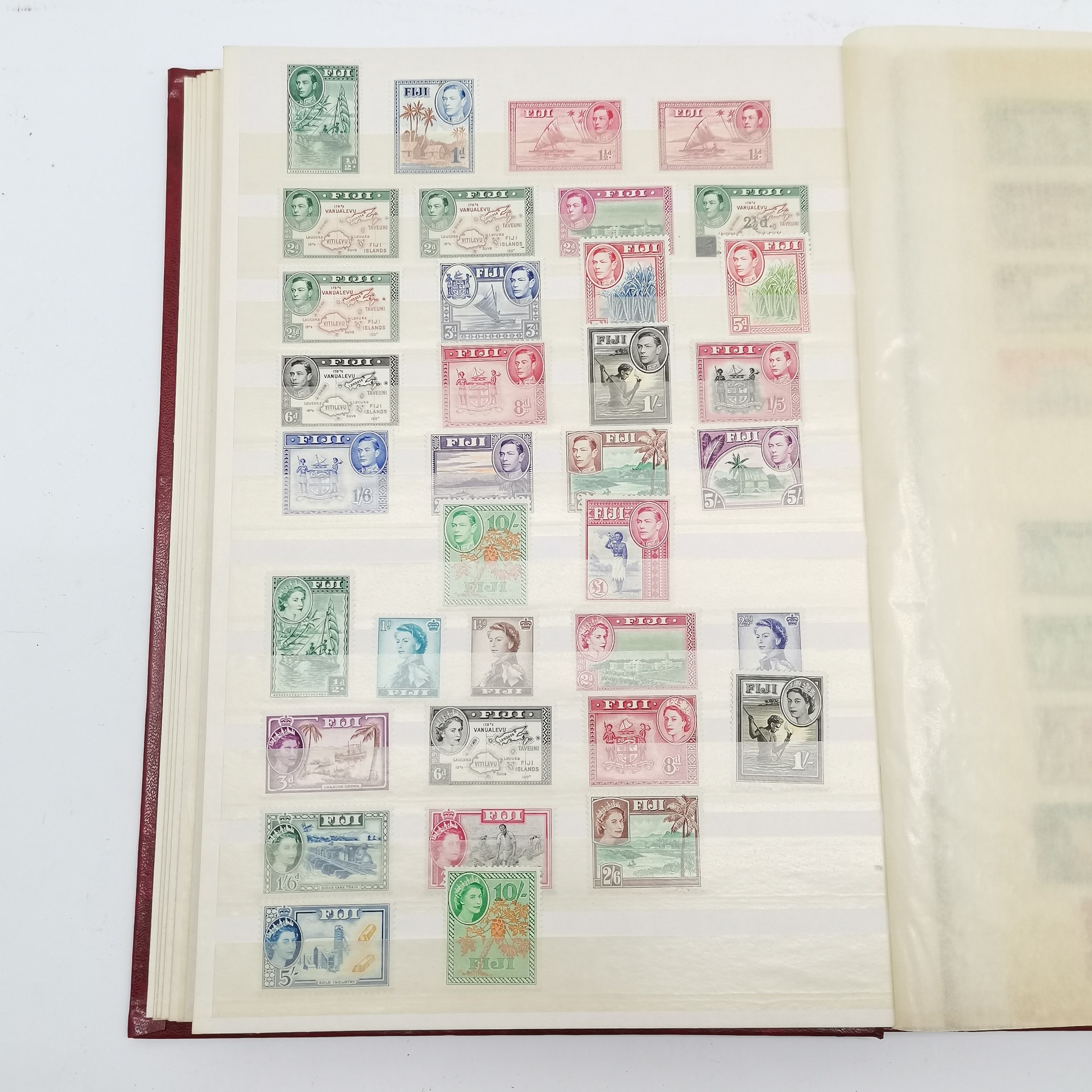 Commonwealth mostly M/M (MH) useful stamp collection in red stockbook inc KGVI & early QEII sets inc - Image 23 of 34