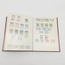 GB mint stamp collection in red King stockbook with sets up to 1981 inc castles etc