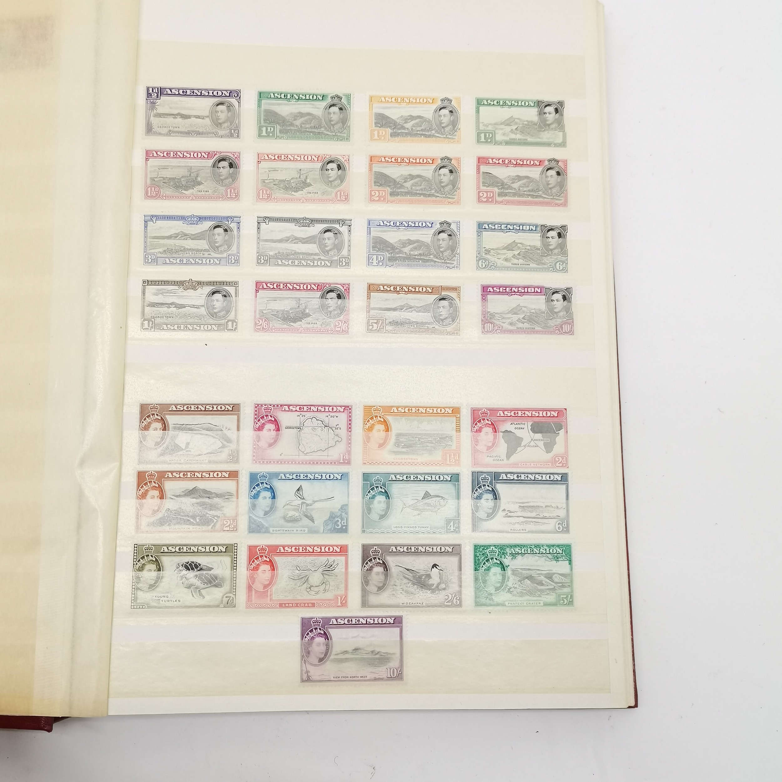 Commonwealth mostly M/M (MH) useful stamp collection in red stockbook inc KGVI & early QEII sets inc