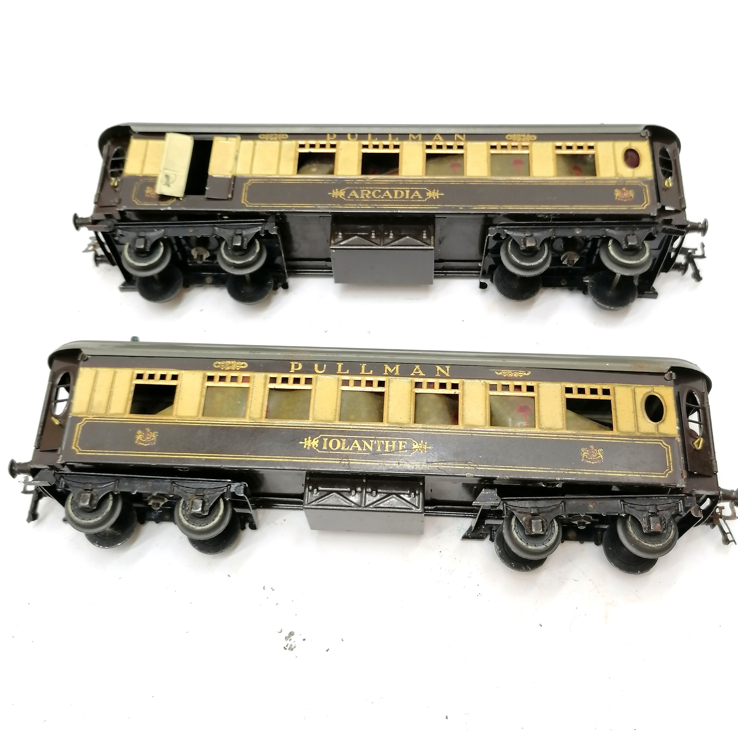 Vintage Hornby No.2 Special Pullman 0 gauge complete set in box t/w qty of extra track & carriages - Image 9 of 18