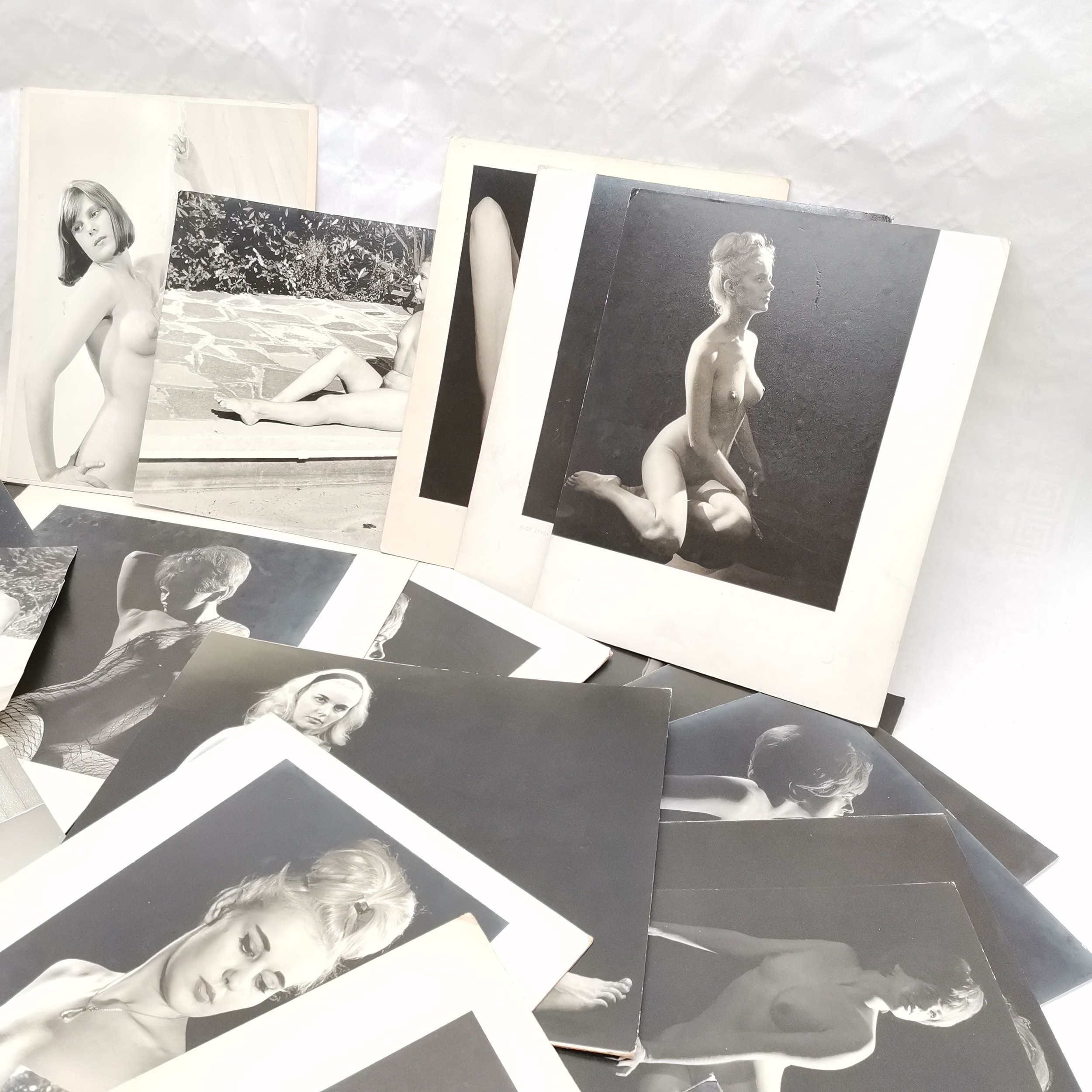 28 x photographs (25 card mounted) c.1960's nude studies of ladies inc G C Clark, Atherton & - Image 12 of 12