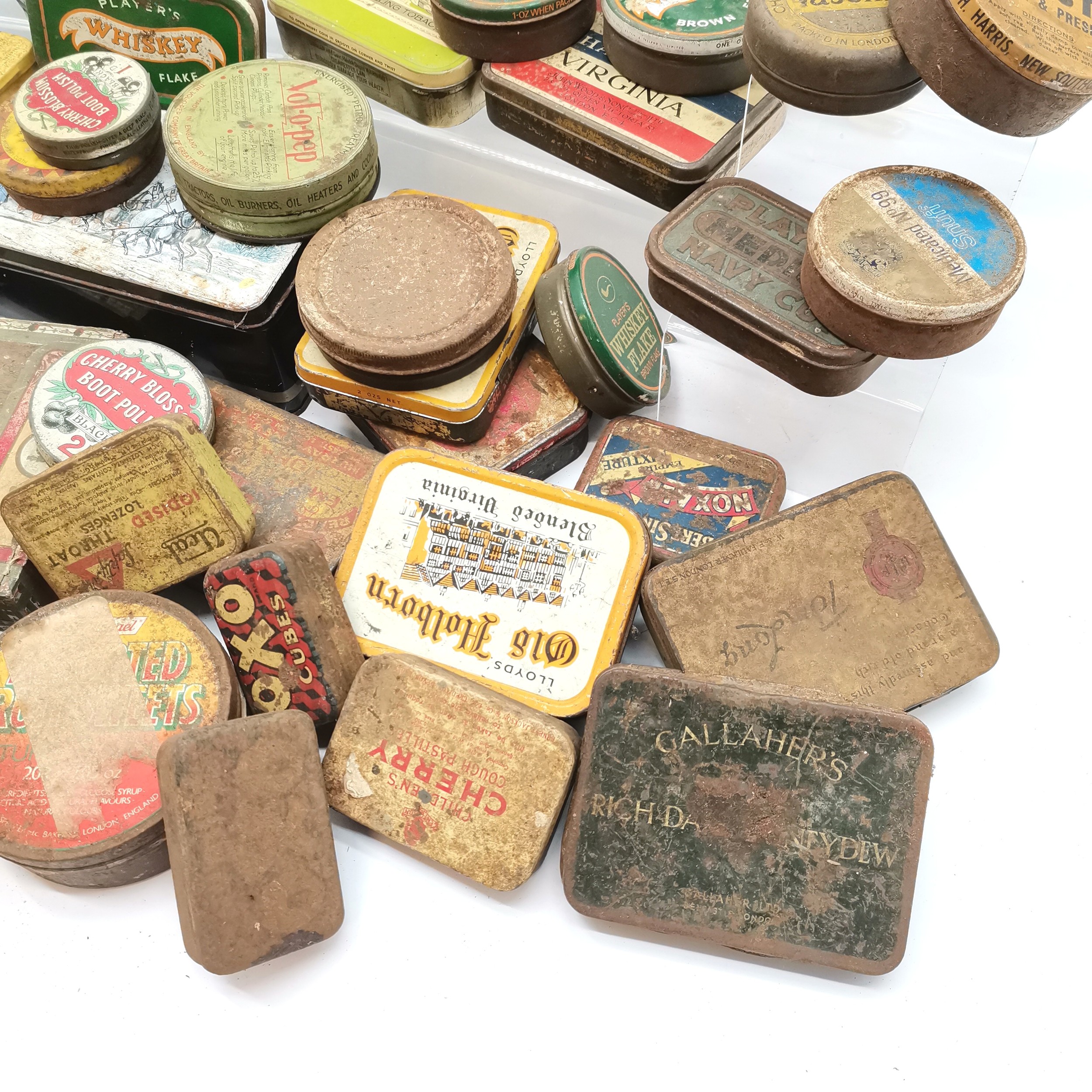 Collection of assorted vintage tins to include tobacco, shoe polish etc. - Image 5 of 6