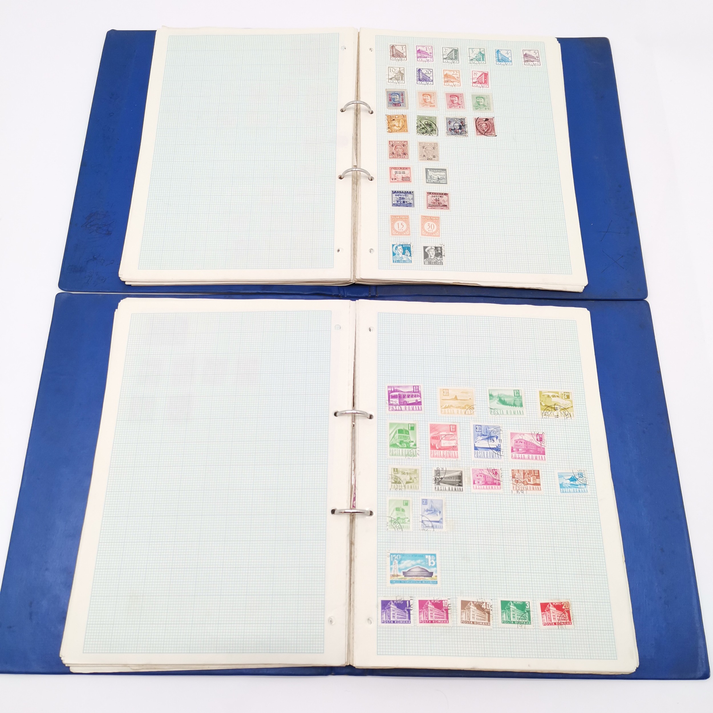 6 x stamp stockbooks + 2 albums with world collection with predominantly more GB & Germany - Image 19 of 19