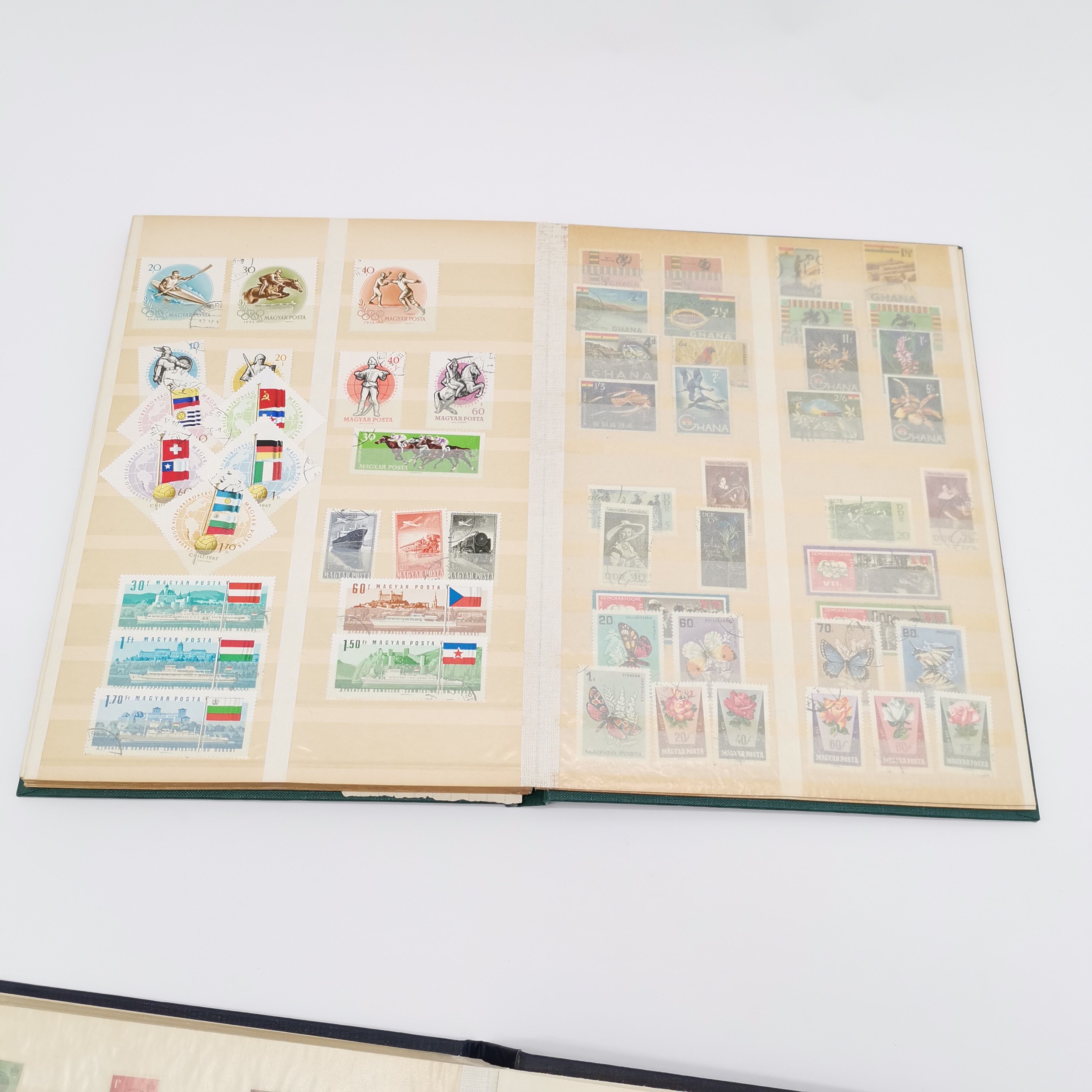 6 x stamp stockbooks + 2 albums with world collection with predominantly more GB & Germany - Image 9 of 19