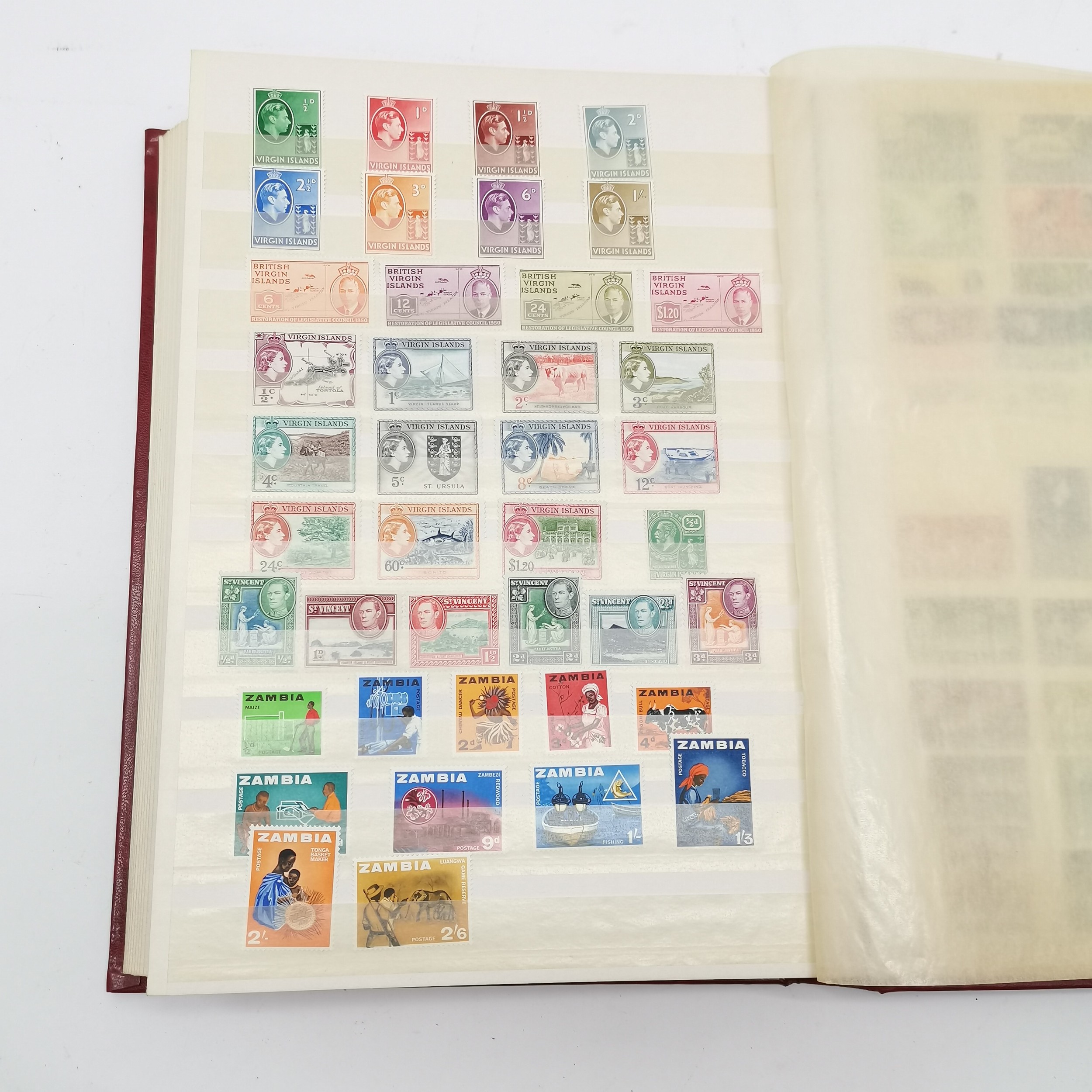 Commonwealth mostly M/M (MH) useful stamp collection in red stockbook inc KGVI & early QEII sets inc - Image 7 of 34