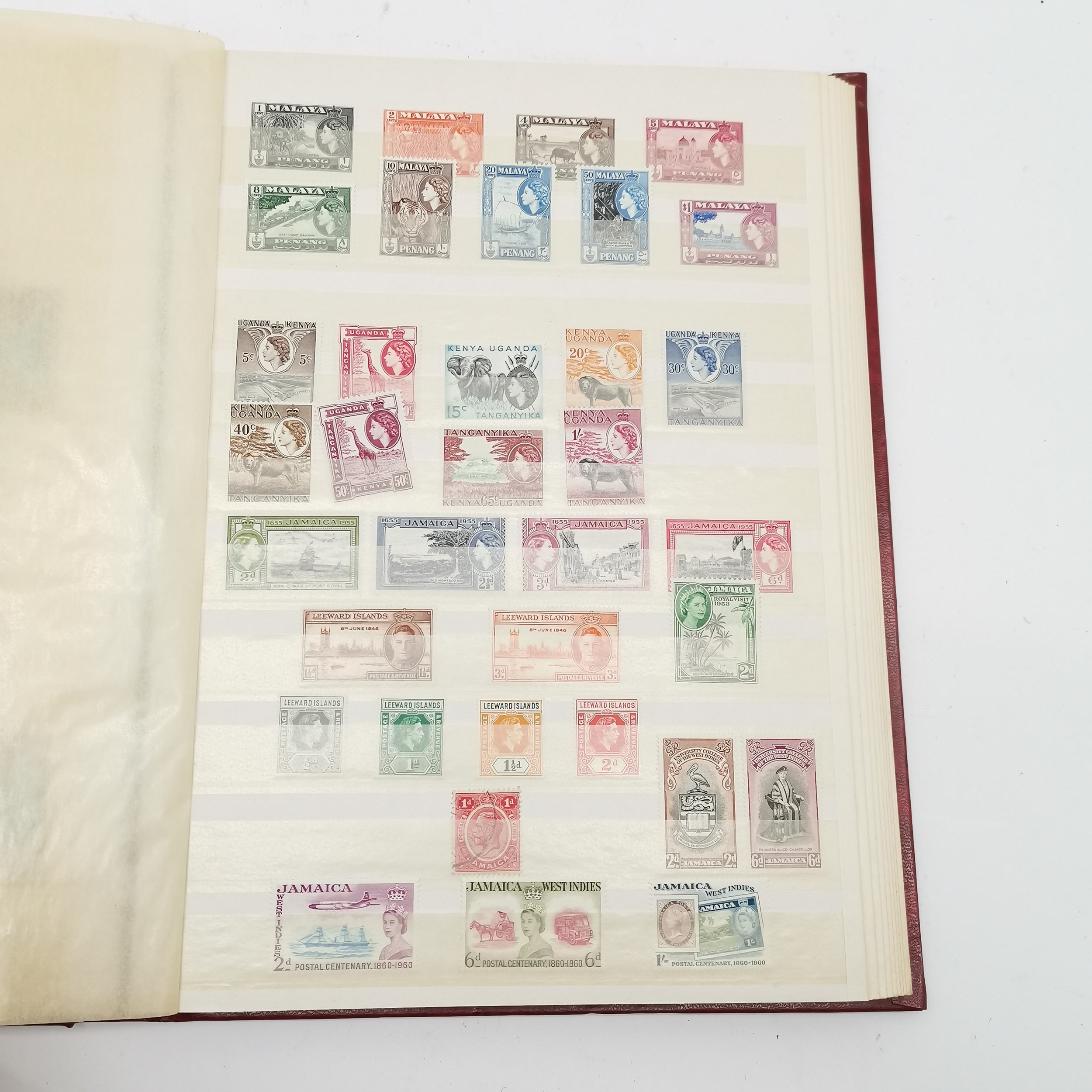 Commonwealth mostly M/M (MH) useful stamp collection in red stockbook inc KGVI & early QEII sets inc - Image 18 of 34