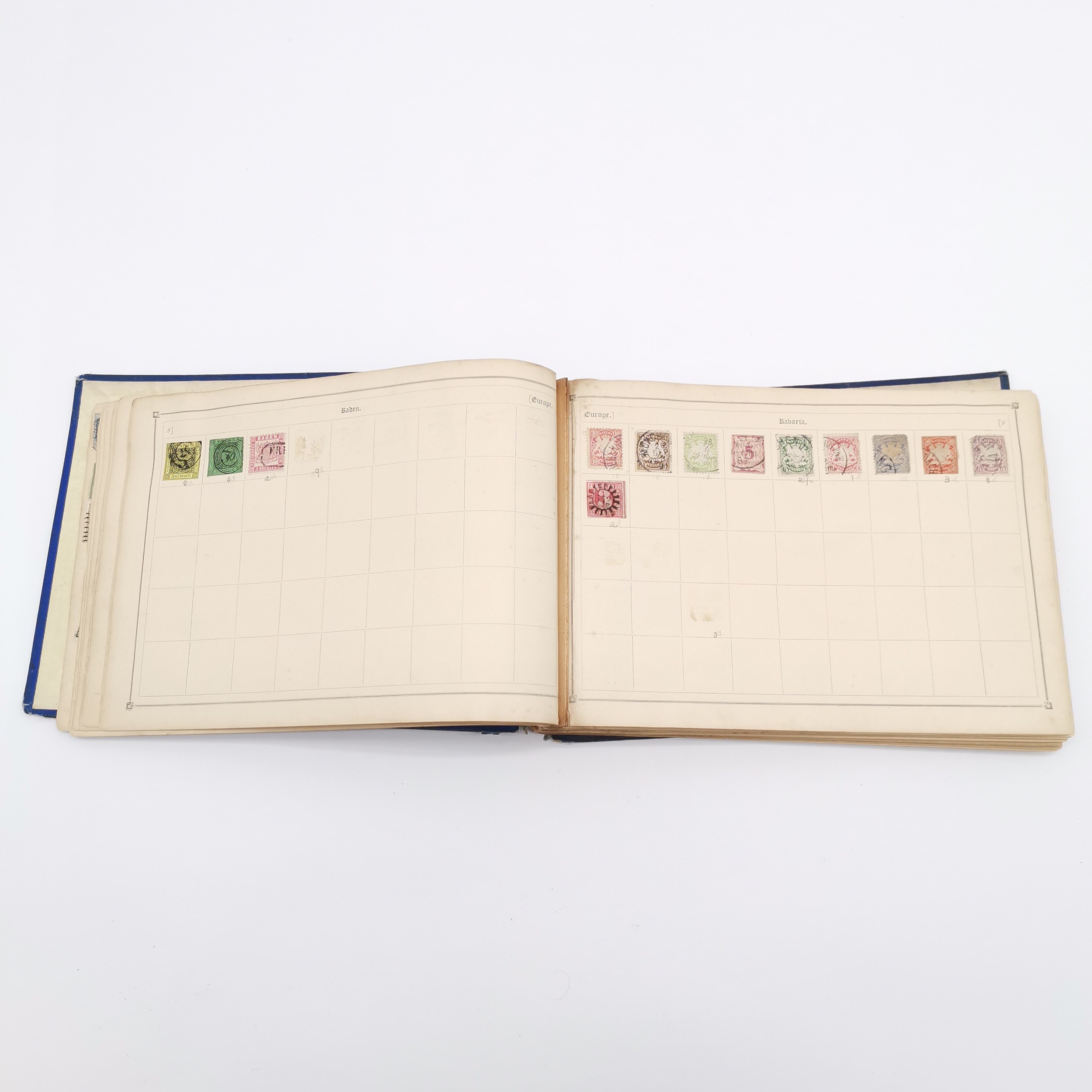 Cosmopolitan postage stamp album with useful collection inc GB 1d penny black, China dragon stamps & - Image 20 of 26