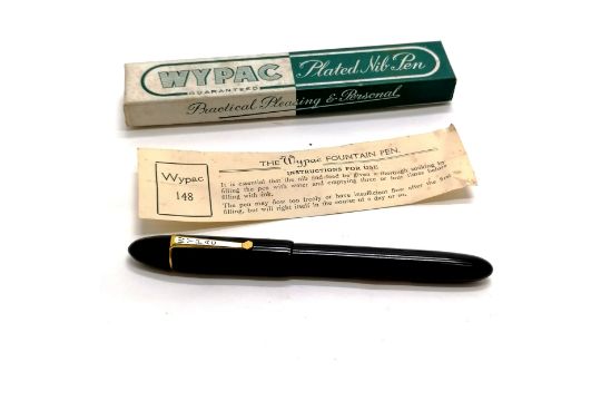 Wypac 148 plated nib pen in original box (14.5cm long) ~ in unused condition - Image 1 of 2