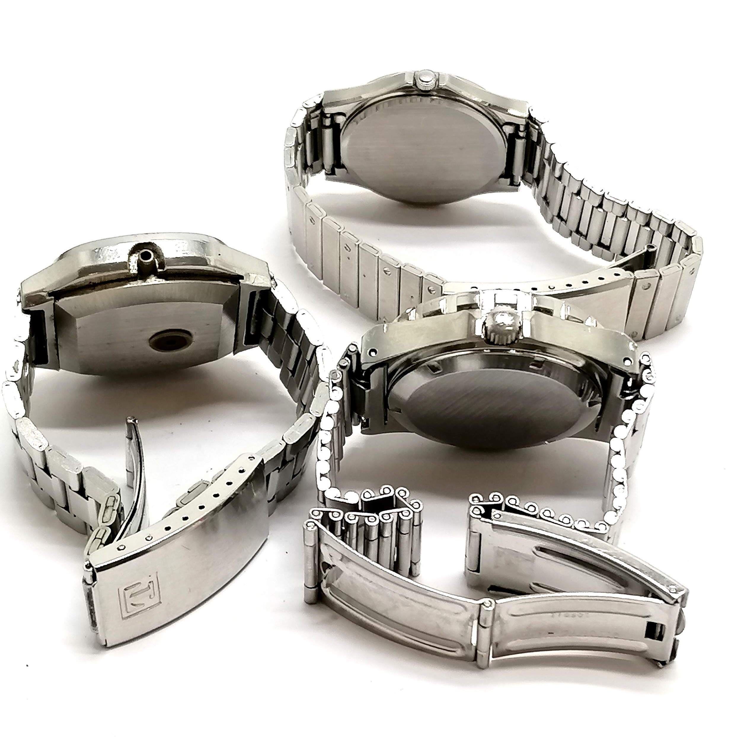 3 x Tissot gents wristwatches inc PR516 quartz Divers style (38mm case), Seastar automatic (lacks - Image 2 of 2