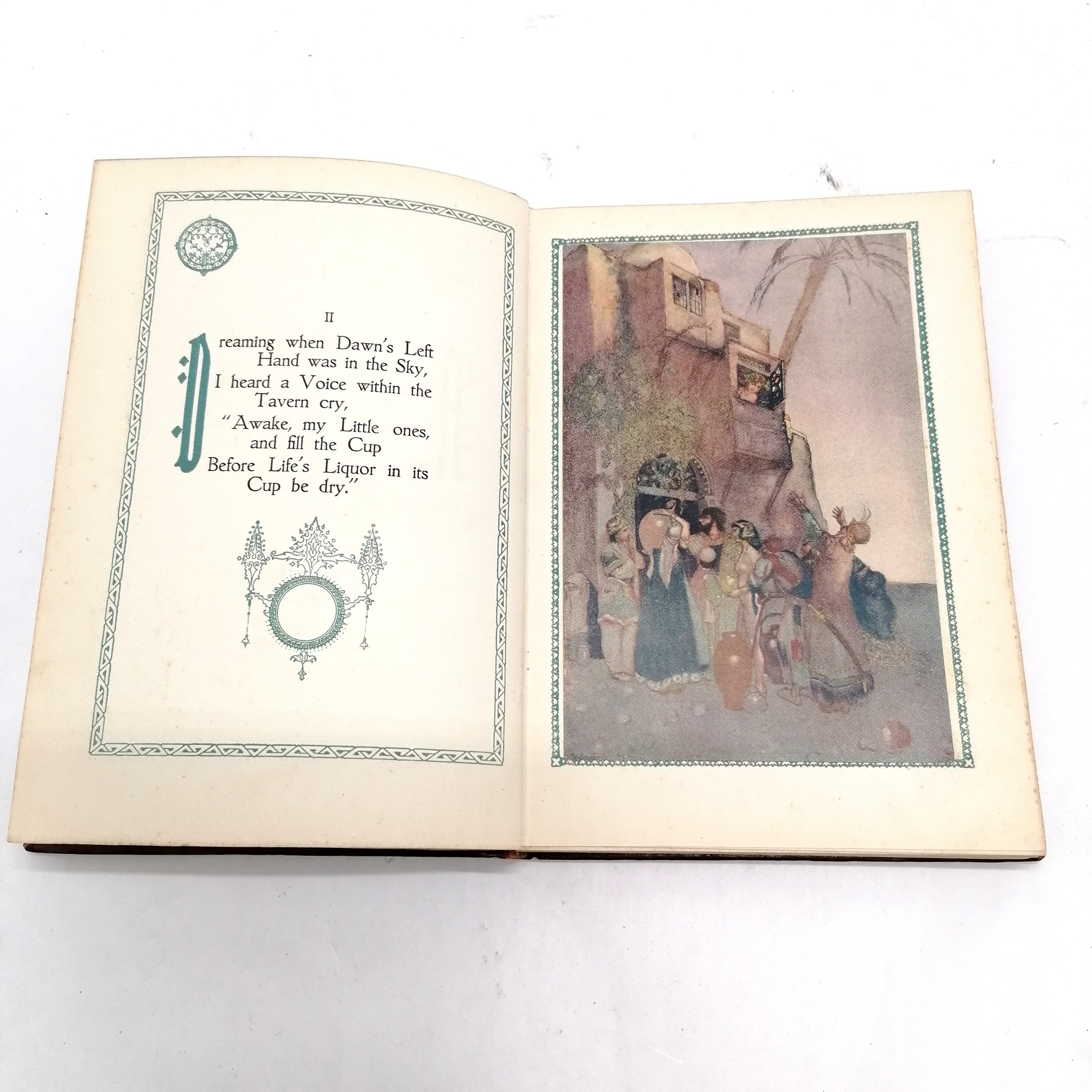 (1909+) Rubaiyat of Omar Khayyam (George Harrap) book with illustrations by William 'Willy' Andrew - Image 5 of 8