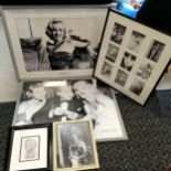 5 x framed prints of Marilyn Monroe (1926-62) ~ largest frame 65cm x 85cm