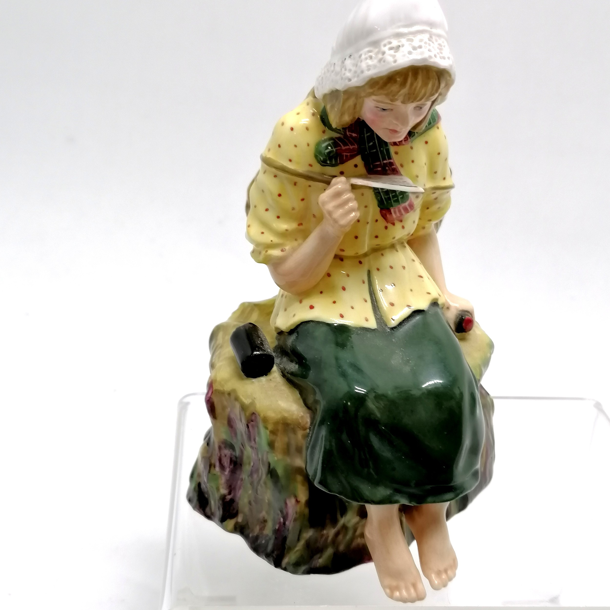 Collection of 6 x Reg Johnson studio pottery figures ~ Cavalier (22cm), a Message from the sea, - Image 4 of 4