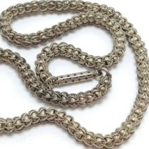 Antique Victorian fancy link chain - 46cm long