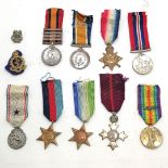 Surgeon John Martin Maynard Crawford medal groups :- Queen's South Africa medal with 4 clasps etc