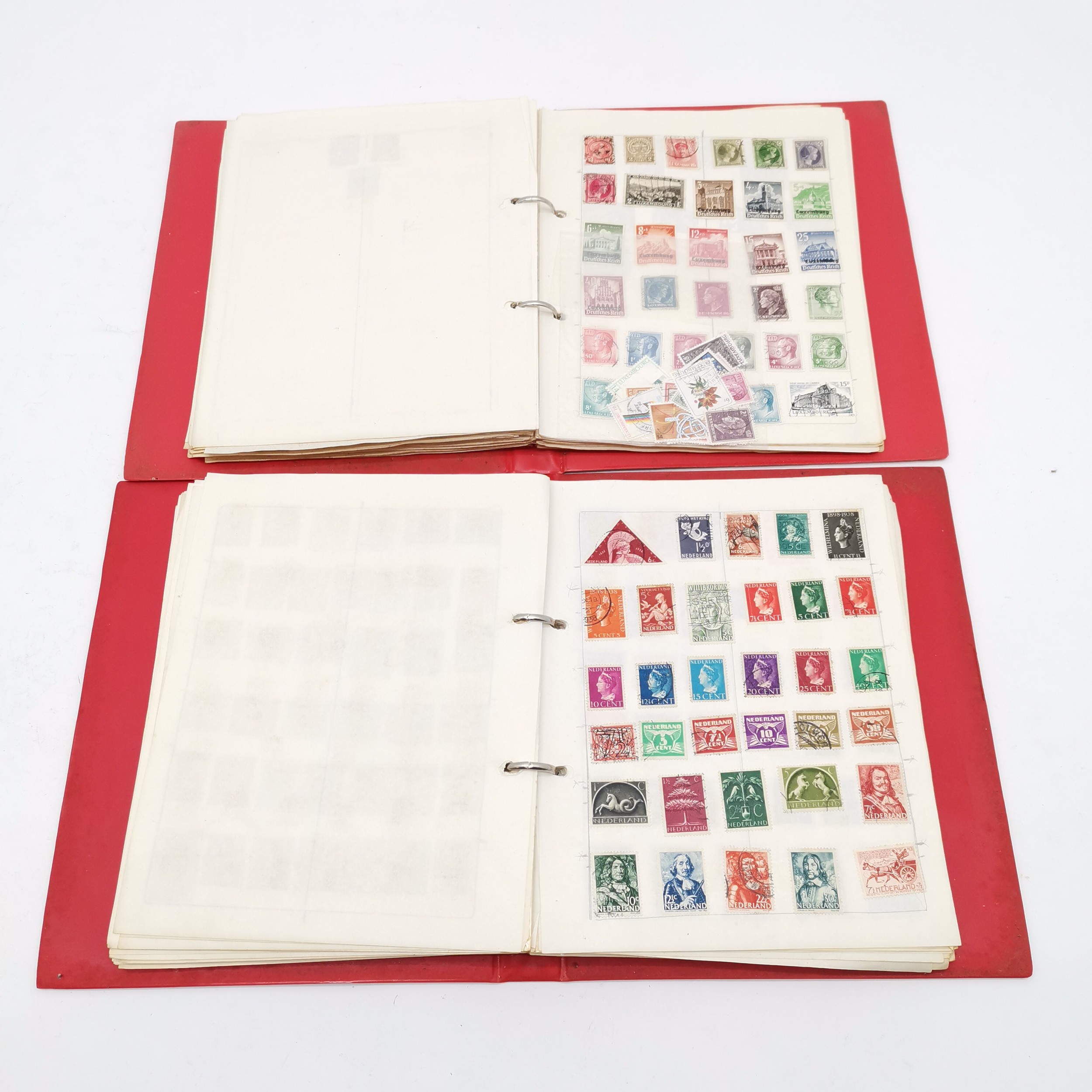 11 volumes of a world stamp collection - in mixed condition but many 1000's and well worth further - Image 5 of 16