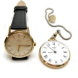 Avia olympic manual wind wristwatch (32mm case) - running t/w Sekonda fob watch in an original