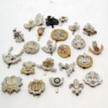 24 x military cap badges