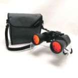 Bresser Cobra 20x50 binoculars with tinted lenses in original case - some signs of wear