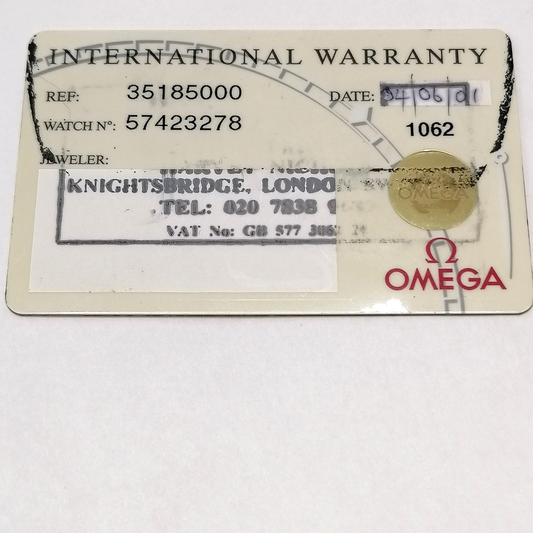 Omega Michael Schumacher speedmaster racing automatic wristwatch (36mm case) on original - Image 11 of 11