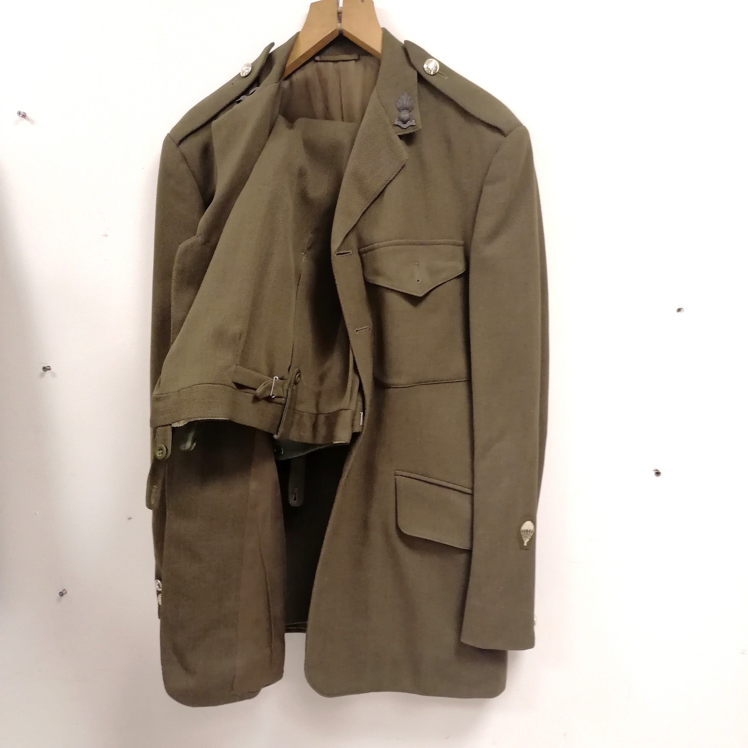 3 Royal Artillery Officers tunics, 2 sets with trousers C 1966-70 96cm chest approx. 1 jacket has - Image 5 of 9