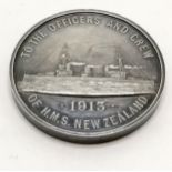 1913 New Zealand medal awarded to the officers and crew of HMS New Zealand during the