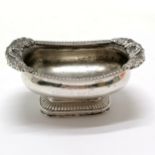 Silver salt cellar by Lambert & Co (George Lambert) with 1895 inscription Presented by Captain C B