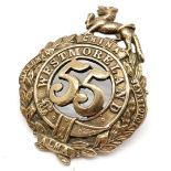 55th (Westmorland) Regiment of Foot military badge - 6cm high