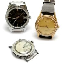 3 x vintage watches - Swiss Emperor T Swiss made T (luminous dial with date & Turn-O-Graph style