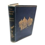 1895 book - The Jungle Book by Rudyard Kipling ~ coming away from spine and has some wear
