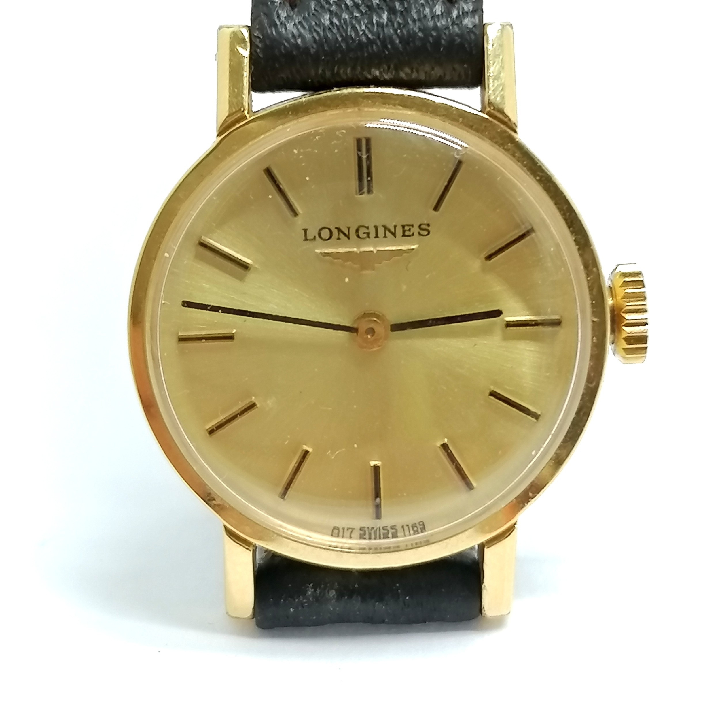 Ladies Longines manual wind wristwatch (20mm case) in original box with 1984 dated papers ~ for