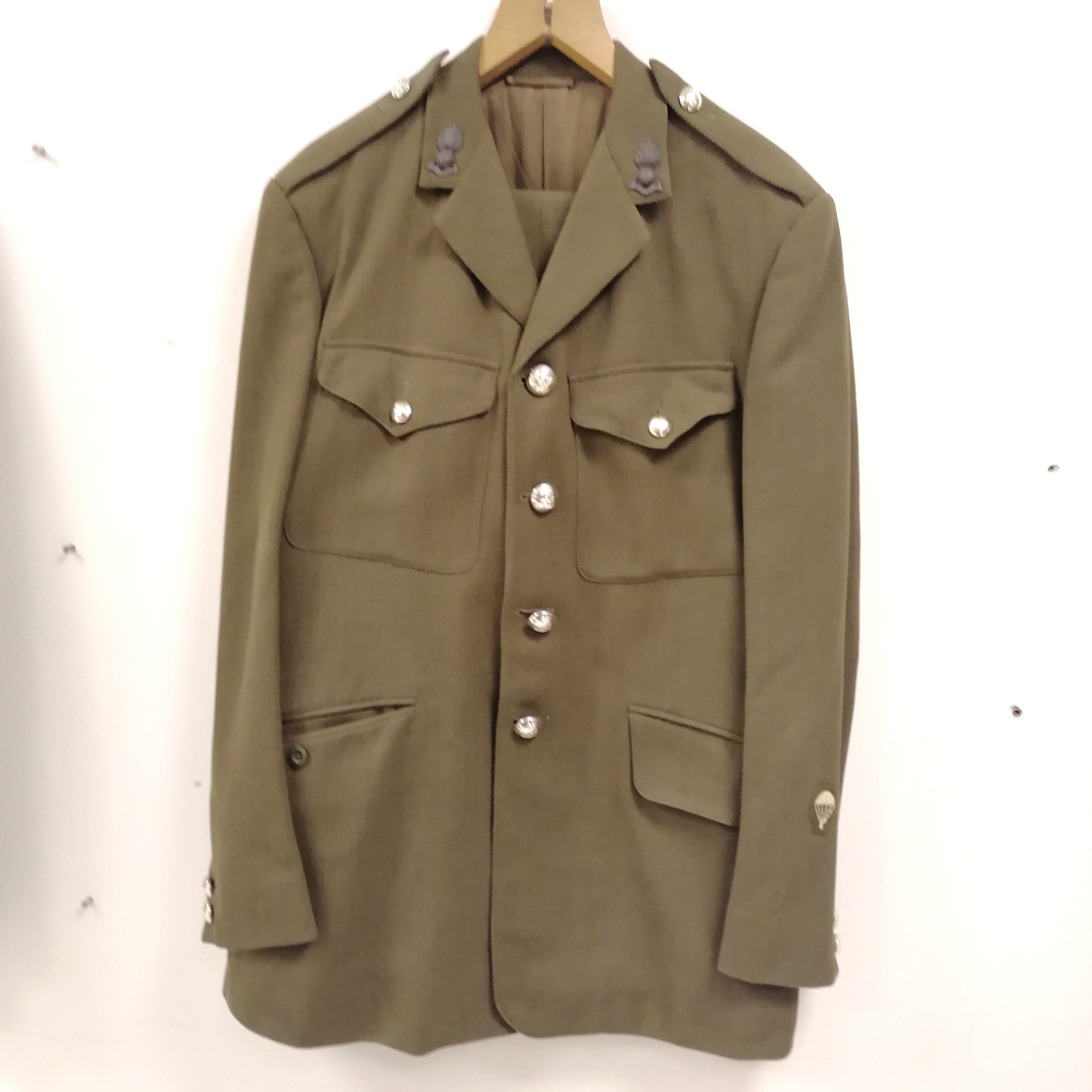 3 Royal Artillery Officers tunics, 2 sets with trousers C 1966-70 96cm chest approx. 1 jacket has - Image 4 of 9