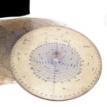 Vintage Weems & Plath Marine Navigation Star Finder 2102-D (22cm diameter) in original flight