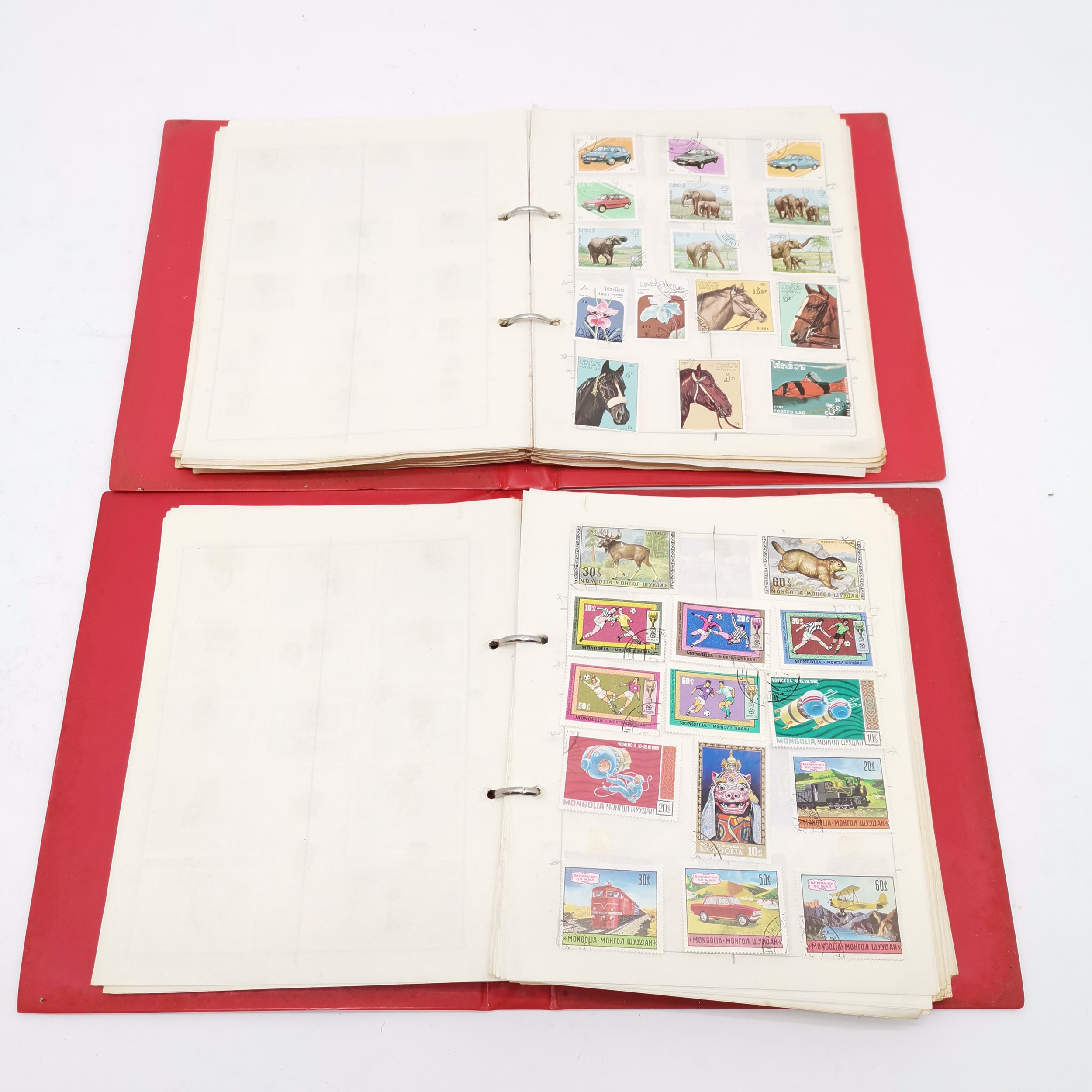 11 volumes of a world stamp collection - in mixed condition but many 1000's and well worth further - Image 6 of 16
