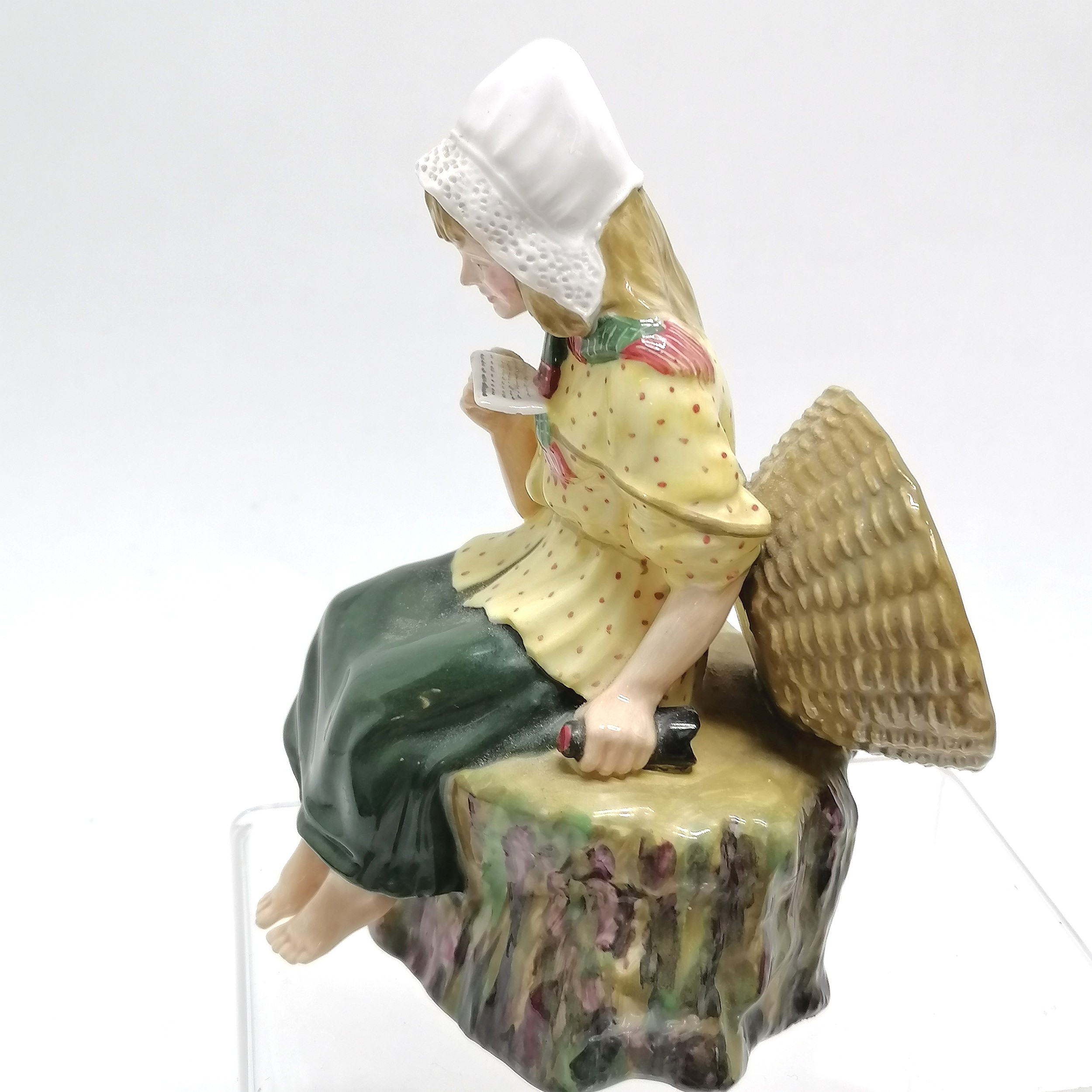 Collection of 6 x Reg Johnson studio pottery figures ~ Cavalier (22cm), a Message from the sea, - Image 3 of 4