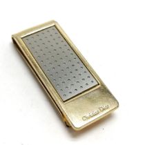 Christian Dior gold tone money clip - 49mm long